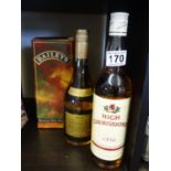 High Commissioner, an Old Scotch Whisky 70cl 3 year old French Brandy and a single bottle of