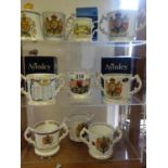 Loving cups, a collection by Aynsley, appertaining to Royalty, 10 items in total manly limited