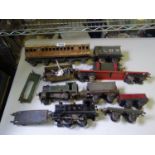 Hornby O-Gauge track, rolling stock, trains, carriages, for repairs or spares, all in a played