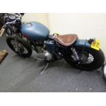 Royal Enfield Cafe Racer, model Bullet 500, a petrol engine virtually un-used, owned By Vic Reeves