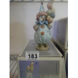 Lladro Clown, entitled Littlest Clown, with original box,