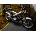 Sachs Bikes, Madass pit bike , silver 50cc model with owners handbook and old MOT, registration