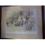 Gordon King a superb early edition signed in pencil No:83 of 850, Granddad and his companions in a