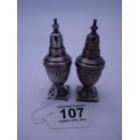 Silver h/m salt and pepper set, 2 items 63 grams,