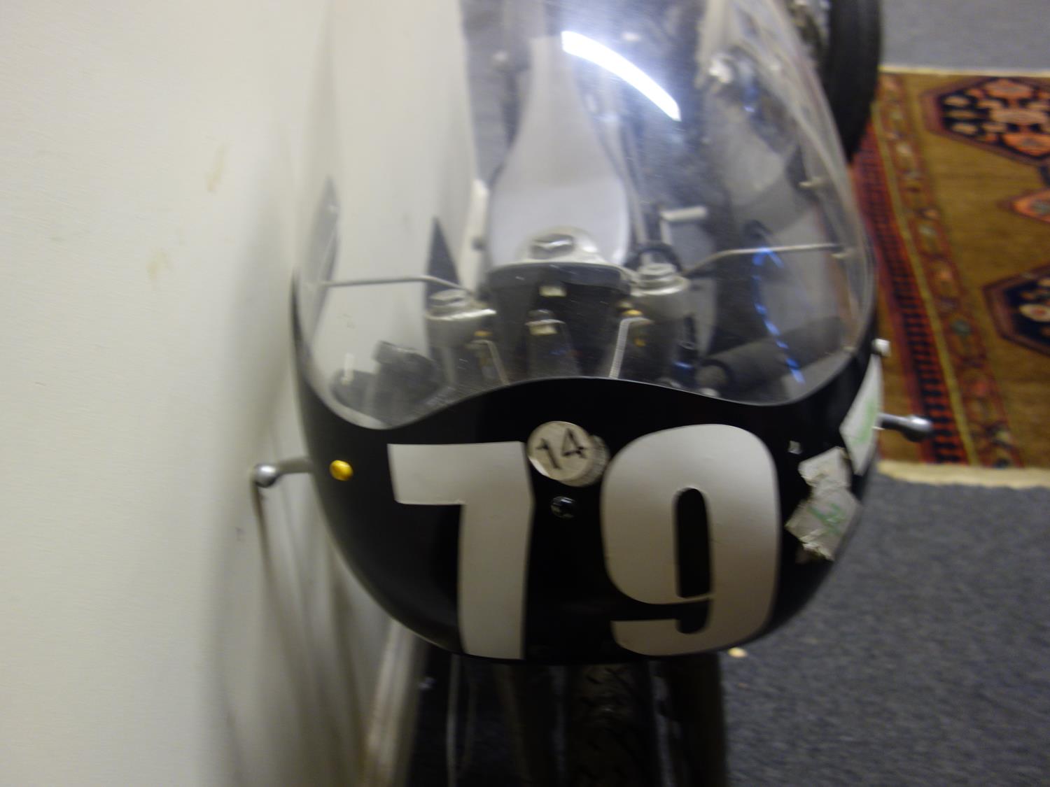 Collectable 1970's Cafe Racer Minarelli Compelizione, former racing bike with frame, wheels tyres - Image 4 of 5