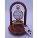 Gent's 9ct gold Full Hunter pocket watch, appears to be working makers mark to dial Russell's Ltd,