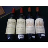 2 x bottle of Chateau Pontet Clauzure, Saint Emilion, 1990 and 2 x bottles of 1990 Chateau Garreau