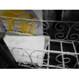 Wrought iron Victorian period babies crib/cot