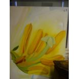 Tom Davison still life oil painting on canvas, 24" x 30" flower