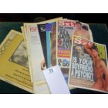 Homoerotic and Gay magazines, mainly paperbacks including copies of STX Advocate, Boyz, and Gay News