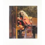 * WITHDRAWN*       Robert LENKIEWICZ (British 1941-2002) Self Portrait at Easel 1992, Lithograph