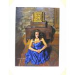 'WITHDRAWN'        Robert LENKIEWICZ (British 1941-2002) Anna Seated, Lithograph limited edition