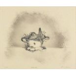 Lesley HOLMES (British b.1958) 'Little Hen', Black & white etching, Titled & no'd 11/50, Signed