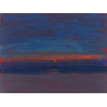 Robin PICKERING (British b.1945) 'Sunrise St. Ives - Tribute to John Miller', Oil on board,