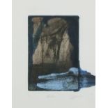 Claire BENSON (British b.1984) 'Blue', Collograph, No.'d 1/1, titled & signed, 8.75" x 6.75" (22.5cm