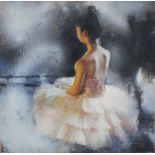 Ivan MADZHAROV (Bulgarian b.1986) The Fairy Ballerina, Oil on canvas, Signed lower right, 19.75" x