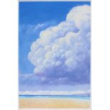 Colin BIRCHALL (British 1948-2014) 'Bright Summer Cloud' - Beachscape, Limited edition colour