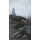 Julie BRETT (British 1939-2010) 'The Pendeen Light', Limited edition colour print, Signed & no.'d