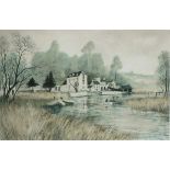 Jeremy KING (British b.1933) Cotehele Mill, Limited edition colour print, Signed lower right & no.'d