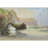 John Clarkson UREN (British 1845-1932) Enys Dodnan, Cornwall, Watercolour, Signed lower left, 9.5" x