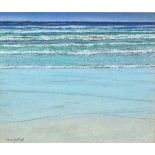 Sue WELD (British 20th Century) Low Water, Seascape, Pastel on paper, Signed lower left, Titled