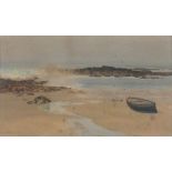 Alfred Joseph Warne BROWN (??-1915) Sennen Bay - Lands End, Watercolour, Signed and titled lower