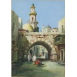 Cyril HARDY (fl. 1900-1940) The City Gate - Morocco, Watercolour, Signed lower left, 7" x 11" (