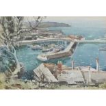 Arthur Royce BRADBURY (British 1892-1977) 'Mevagissey' - Harbour Scene, Watercolour, Signed,