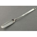 A George III silver marrow scoop, London 1784 - Richard Crossley, double ended 9" (23cm) long, 41g