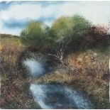 John THORNTON (British b. 1944) Kenidjack Valley, Watercolour, Signed with initials, titled with