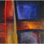 Colin BIRCHALL (British 1948-2014) Levant Cross, Acrylic on canvas, Signed lower left, Titled on