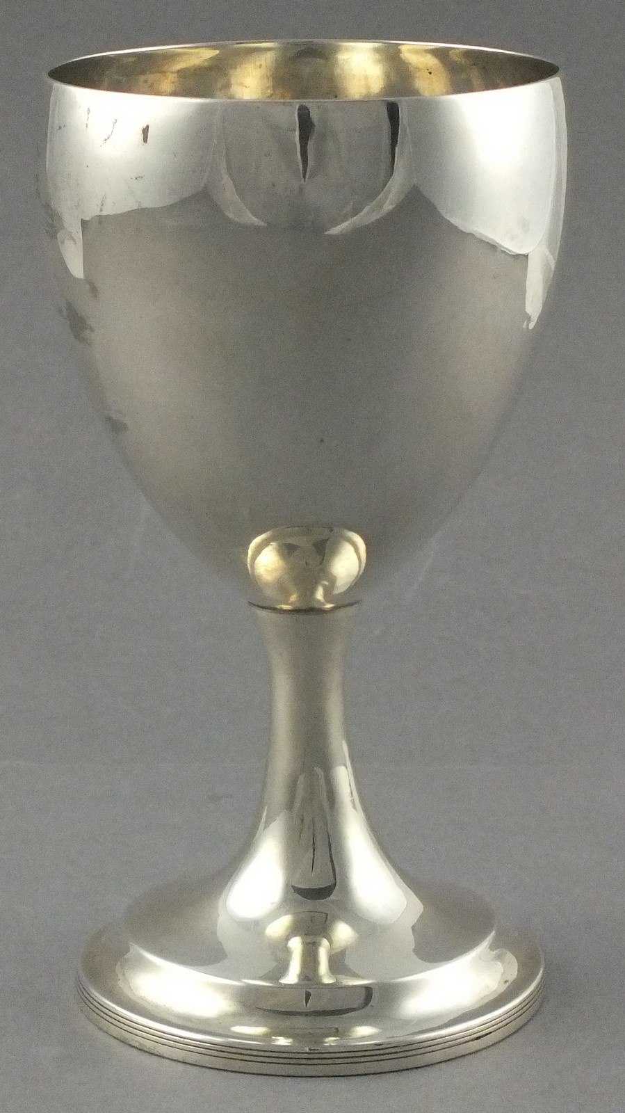 A George III silver goblet, Dublin 1800 - Joseph Jackson, of plain tapering form with a circular