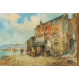 William Henry SWEET (British 1889 - 1943) St Ives Harbour, Watercolour, Signed lower left, 13.75"
