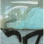 Anthea RICHARDS (British b.1940) Above the Horizon, Acrylic on canvas, Titled & signed verso,