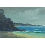 Gary LONG (British b.1945) Off the Cornish Coast, Oil on board, Signed Long lower left, 7" x 10" (