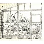 Pat ALGAR (British 1939-2013) 12 various sketch books, mainly pen & ink drawings (12)