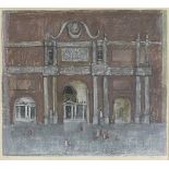 Richard FORCH (b. 1931) Architectural Study, Lithograph, Signed and dated '61 lower right,
