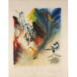 Salvador DALI (Spanish 1904-1989) Romatic- from the Four Dreams of Paradise series, Lithograph,