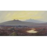 Douglas Houzen PINDER (British 1886-1949) Cramber Tor Dartmoor, Gouache, Signed lower right,