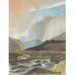 Reginald J. LLOYD (British b.1926) Tavy Cleave, Watercolour, Titled, signed & dated 1973 verso,