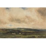 Wycliffe EGGINTON (British 1875-1951) Moorland Scene nr. Princetown - Dartmoor, Watercolour,