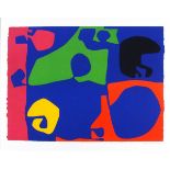 After Patrick HERON January Series Plate 15, Lithograph, Exhibition poster (reduced in size) 15.