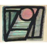 Reginald J. LLOYD (British b.1926) Sun Between Stones, Watercolour, Titled, signed & dated 1967