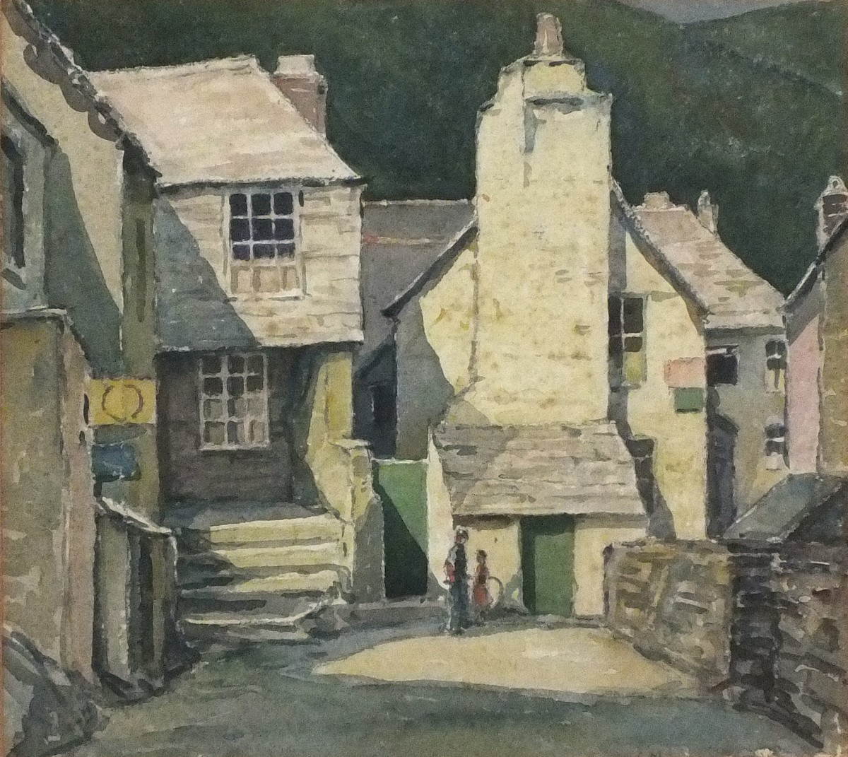 Henry Samuel MERRITT (British 1884-1963) St Ives - Cornwall, Watercolour, Signed with initials lower