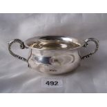 A sugar bowl 6.5” over handles Birm. 1925 by HM 100g