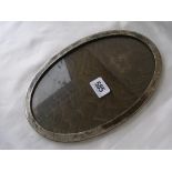 Plain oval photo frame. 10 in high. Birm 1916?