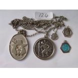 Silver St Christopher's 46g