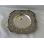 Eastern shaped square plate 7” wide 240g