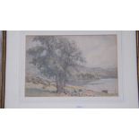 J. Y. YAWBURN – By the lakeside – 9 ½ x 14 Signed