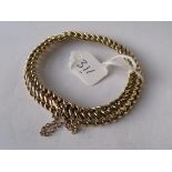 15CT GOLD MESH BRACELET 21.5g